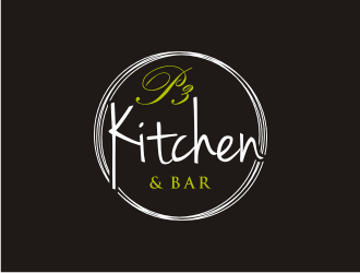P3 Kitchen & Bar logo design by bricton