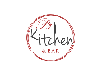 P3 Kitchen & Bar logo design by bricton