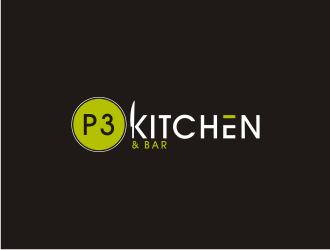P3 Kitchen & Bar logo design by bricton