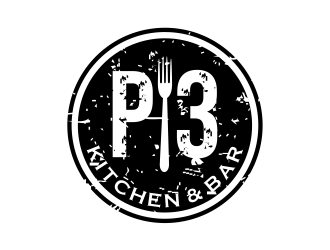 P3 Kitchen & Bar logo design by cintoko