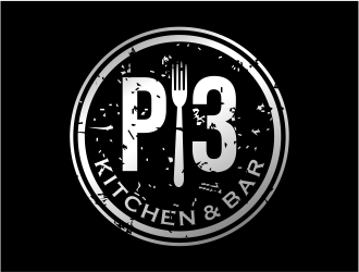 P3 Kitchen & Bar logo design by cintoko