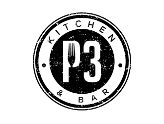P3 Kitchen & Bar logo design by labo