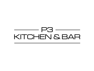 P3 Kitchen & Bar logo design by Barkah