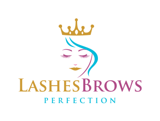 Lashes Brows Perfection logo design by AisRafa