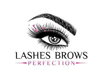 Lashes Brows Perfection logo design by ingepro