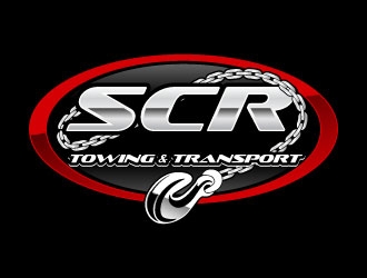 SCR Towing & Transport logo design by uttam