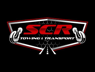 SCR Towing & Transport logo design by uttam