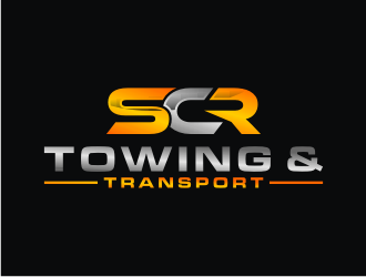 SCR Towing & Transport logo design by bricton