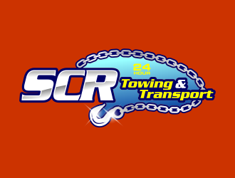 SCR Towing & Transport logo design by IrvanB