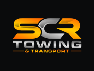 SCR Towing & Transport logo design by bricton