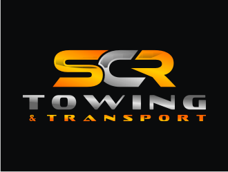 SCR Towing & Transport logo design by bricton