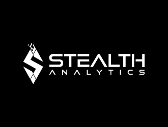 Stealth Analytics logo design by uttam