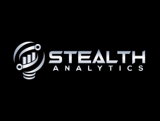Stealth Analytics logo design by uttam