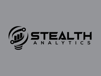 Stealth Analytics logo design by uttam