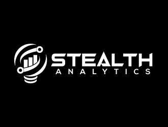 Stealth Analytics logo design by uttam