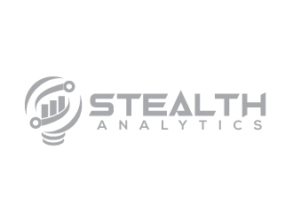Stealth Analytics logo design by uttam