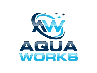 Aqua Works logo design by abss
