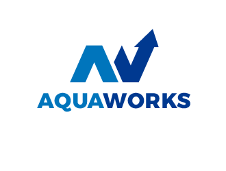 Aqua Works logo design by justin_ezra