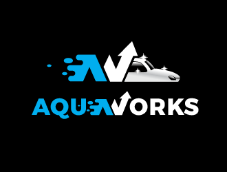 Aqua Works logo design by justin_ezra