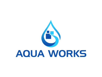 Aqua Works logo design by ingepro