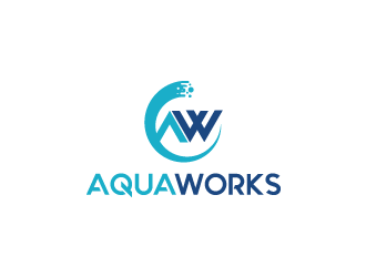 Aqua Works logo design by yans