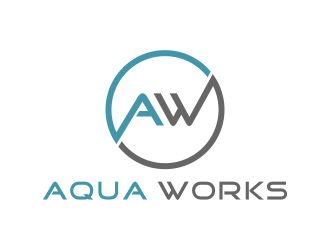 Aqua Works logo design by BlessedArt