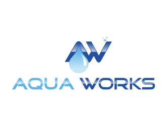 Aqua Works logo design by qqdesigns