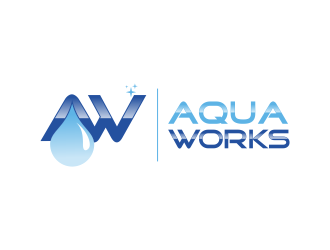 Aqua Works logo design by qqdesigns