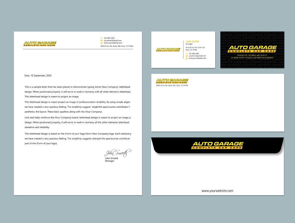 Auto Garage  logo design by Boomstudioz