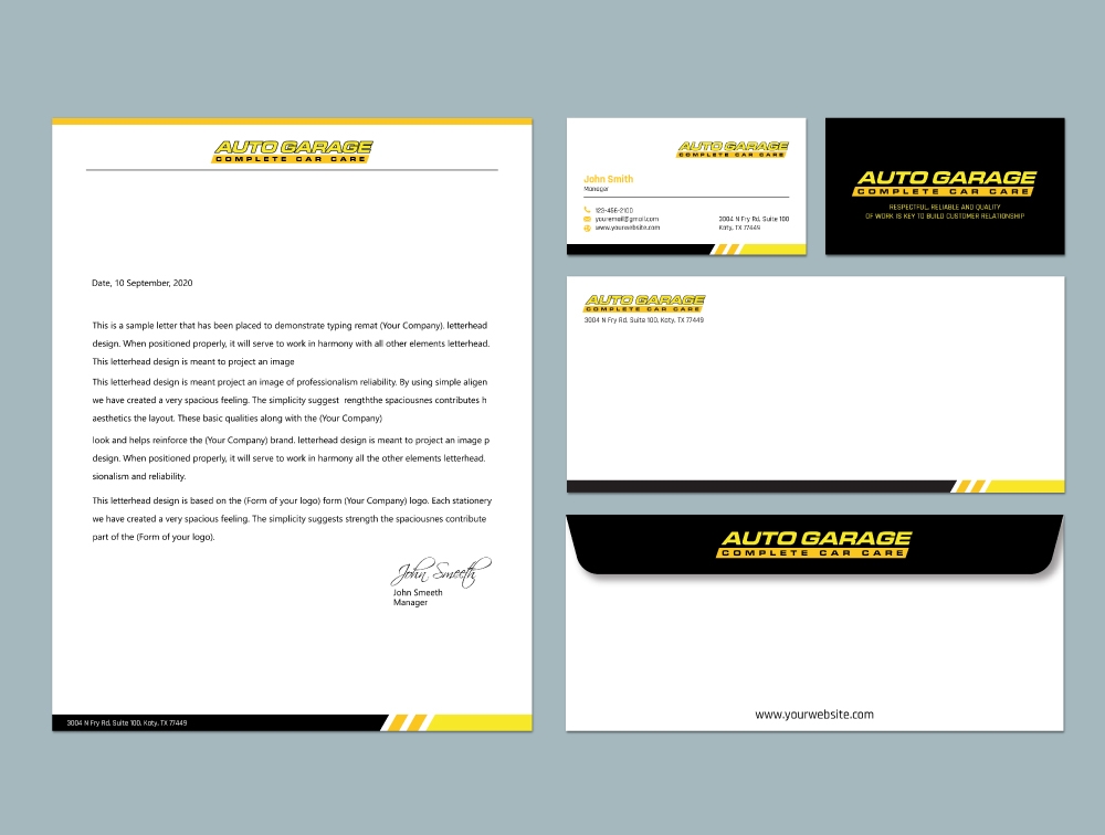 Auto Garage  logo design by Boomstudioz