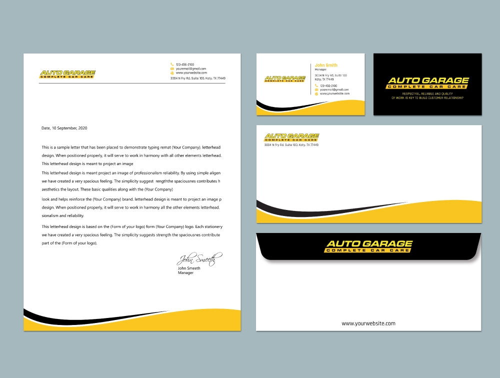 Auto Garage  logo design by Boomstudioz
