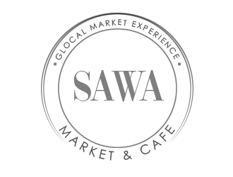 Sawa Market & Cafe  logo design by BeDesign