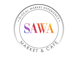 Sawa Market & Cafe  logo design by BeDesign