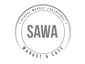 Sawa Market & Cafe  logo design by BeDesign