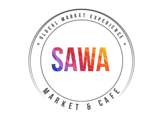 Sawa Market & Cafe  logo design by BeDesign