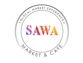 Sawa Market & Cafe  logo design by BeDesign