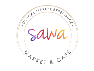 Sawa Market & Cafe  logo design by BeDesign