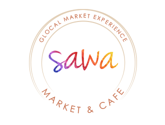 Sawa Market & Cafe  logo design by BeDesign