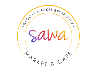 Sawa Market & Cafe  logo design by BeDesign