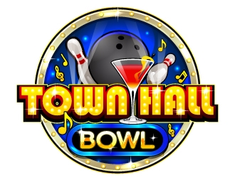 Town Hall Bowl  logo design by Aelius