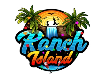 Ranch Island logo design by DreamLogoDesign