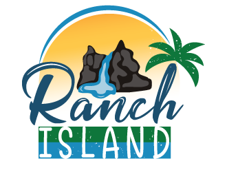 Ranch Island logo design by MonkDesign