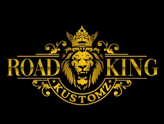 Road King Kustomz logo design by DreamLogoDesign