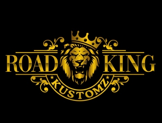 Road King Kustomz logo design by DreamLogoDesign