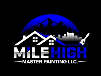Mile High Master Painting LLC.  logo design by jaize