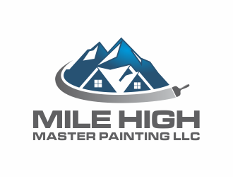 Mile High Master Painting LLC.  logo design by iltizam