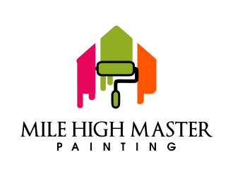 Mile High Master Painting LLC.  logo design by JessicaLopes