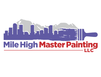 Mile High Master Painting LLC.  logo design by YONK