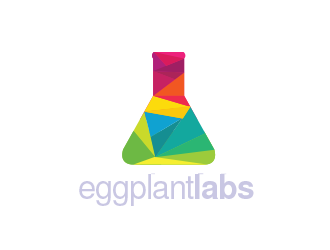 eggplant labs logo design by AdenDesign