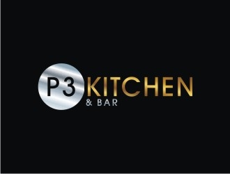 P3 Kitchen & Bar logo design by bricton